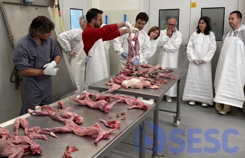 El patòleg i col·laborador del SESC, Carlos López-Figueroa, va conduir la discussió de decomisos en canals de conill.